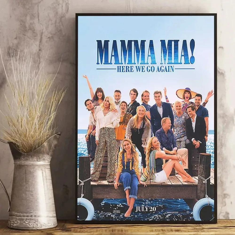 MAMMA MIA Poster Kraft Club Bar Paper Vintage Wall Art Painting Bedroom Study Big Szie Stickers