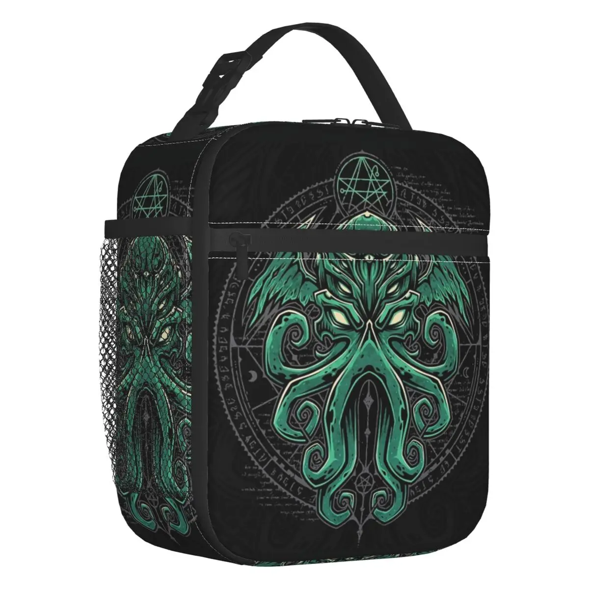 Lovecraft Great Cthulhu Insulated Lunch Tote Bag Horror Monster Octopus Tentacle Resuable Thermal Cooler Bento Box Work School