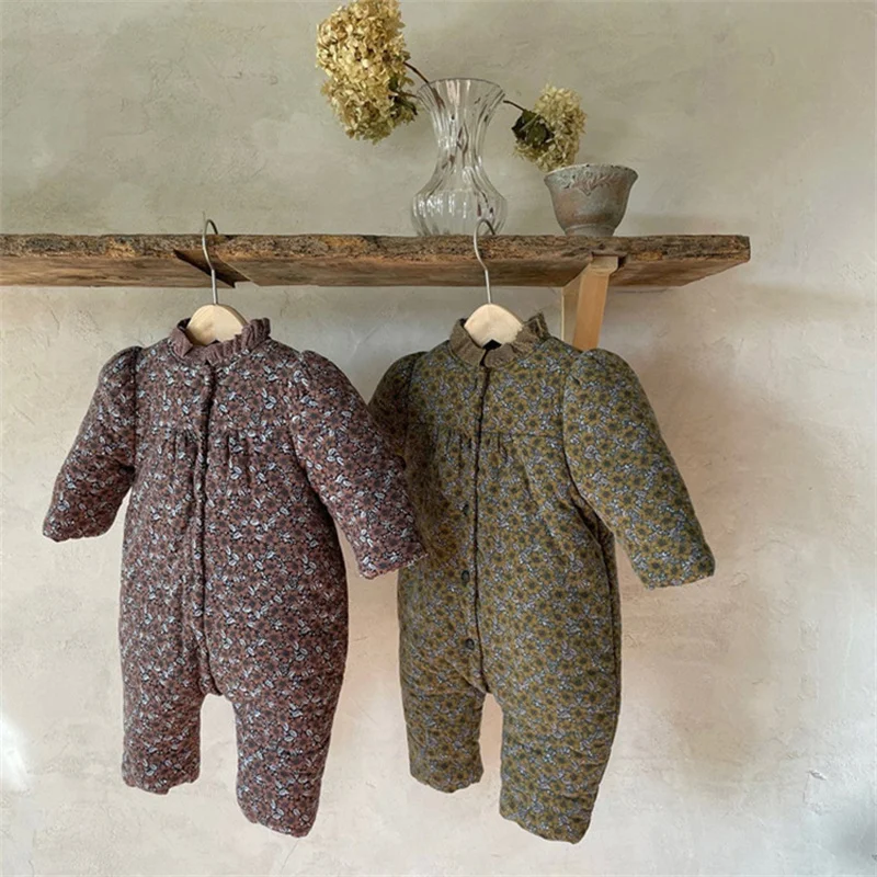 

2023 зимний детский комбинезон, пальто, комбинезоны с шапкой для девочек, утепленный теплый комбинезон для детей, одежда для малышей, одежда д...