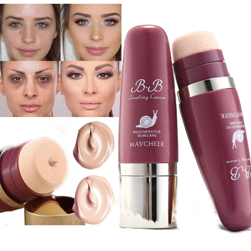

Snail Air Cushion BB Oil Control Lasting Waterproof Full Coverage Facial Liquid Foundation Water Moisturizing Concealer Cosmetic