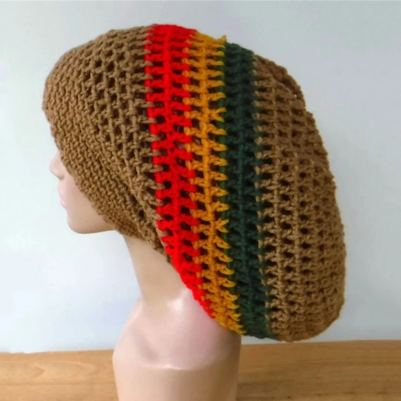 Вязаные шапки теплая массивная шапка с черепами мешковатые напуском черепом