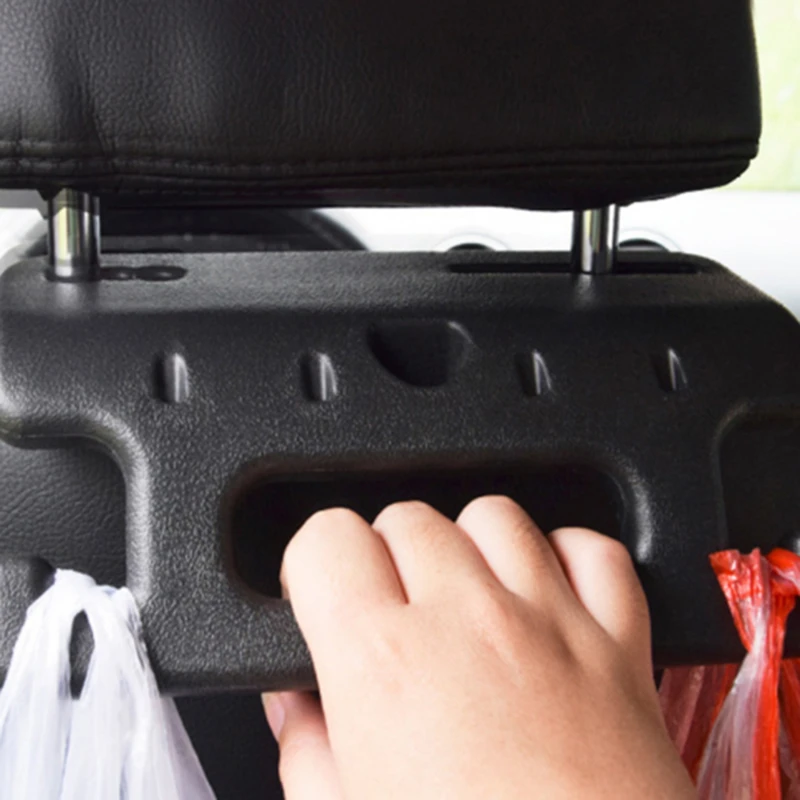 

New Car Seat Headrest Hanger For Backbag Hand Bags Storage Bag Auto Hook Old Man Child Safety Armrest Grab Bar