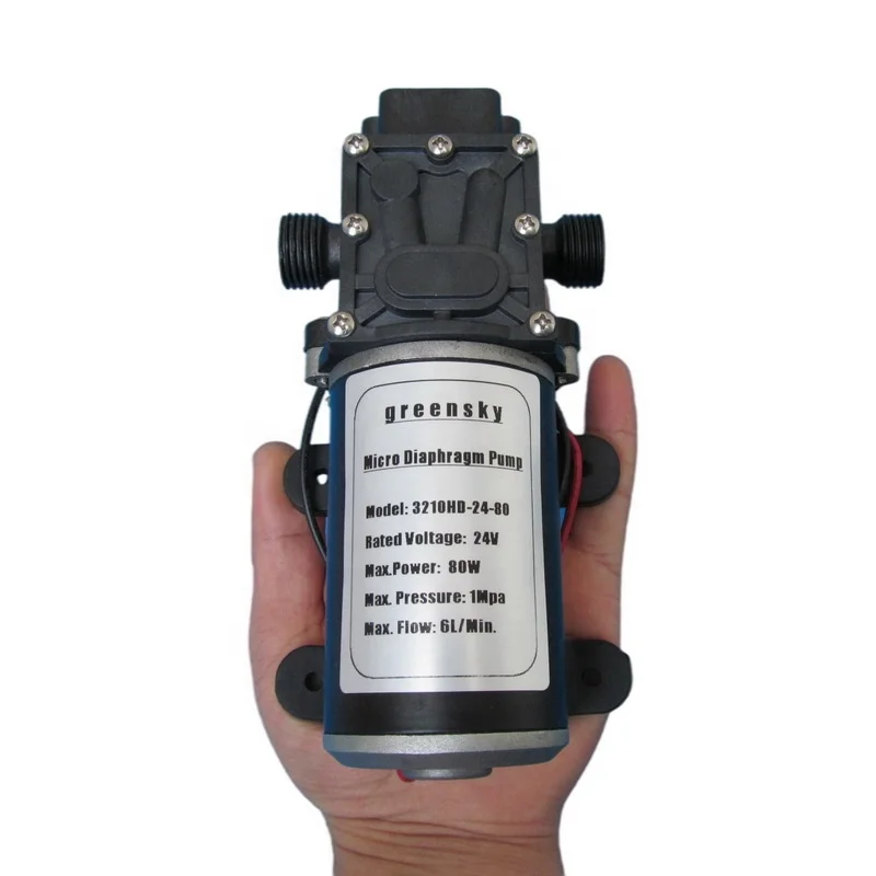 

Grimmsky Factory Directly Sale Return Valve Type 6L/Min 24V DC 80W Water Pressure Booster Pump