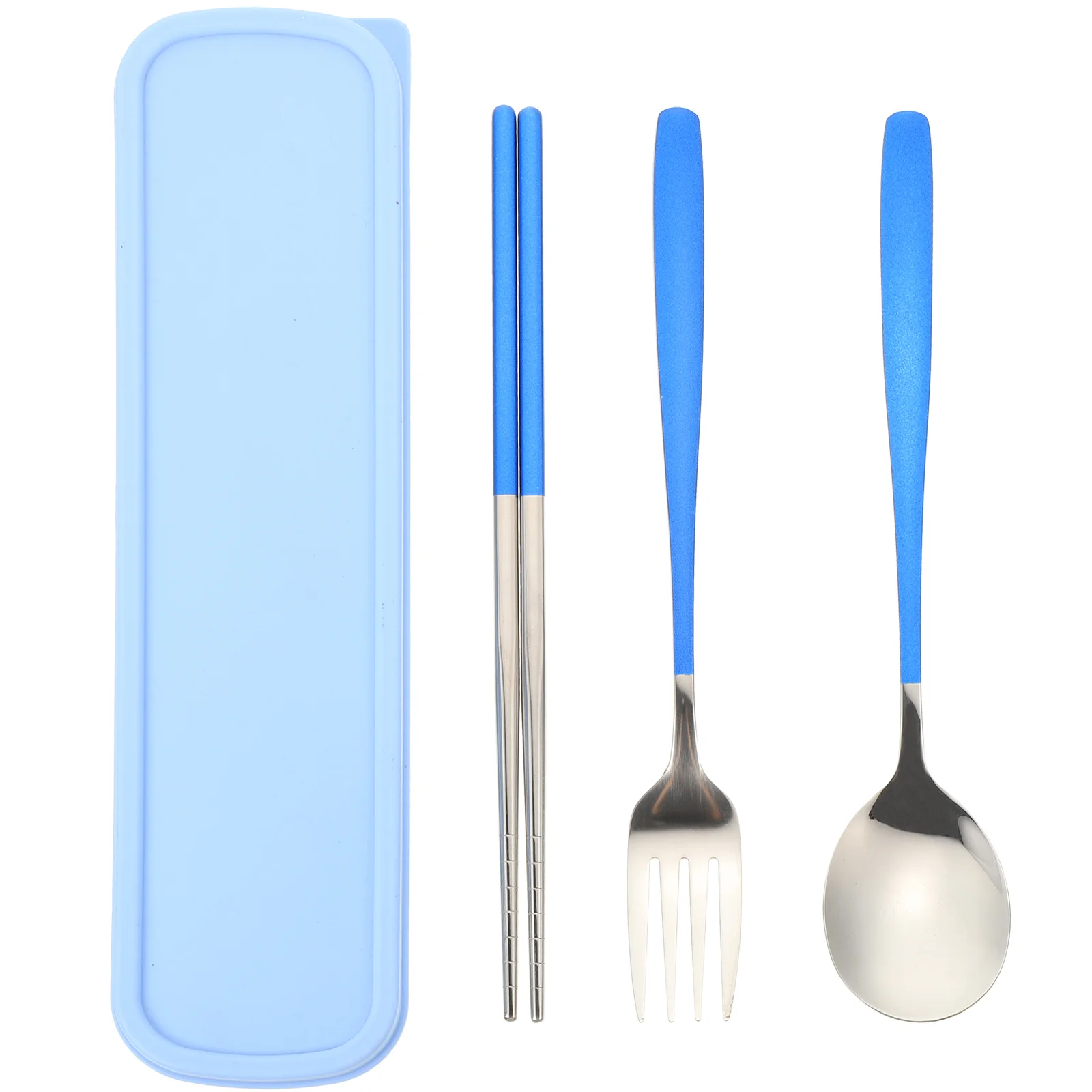 

Set Cutlery Kit Flatware Utensil Stainless Steel Camping Utensils Spoon Tableware Travel Grilling Bbq Spoons Chopstick Forks