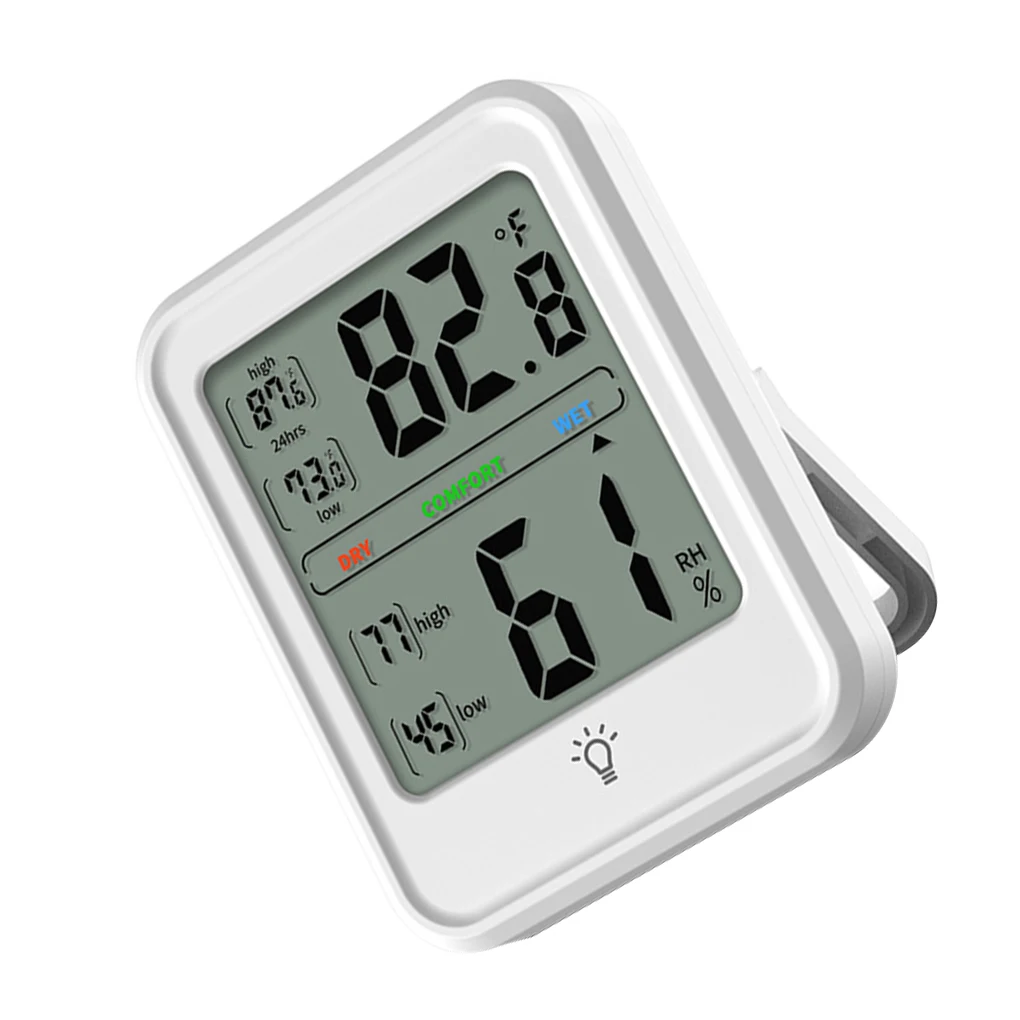 

Бытовой Измеритель температуры и влажности, цифровой Комнатный термометр для дома и офиса, гигрометр для окружающей среды