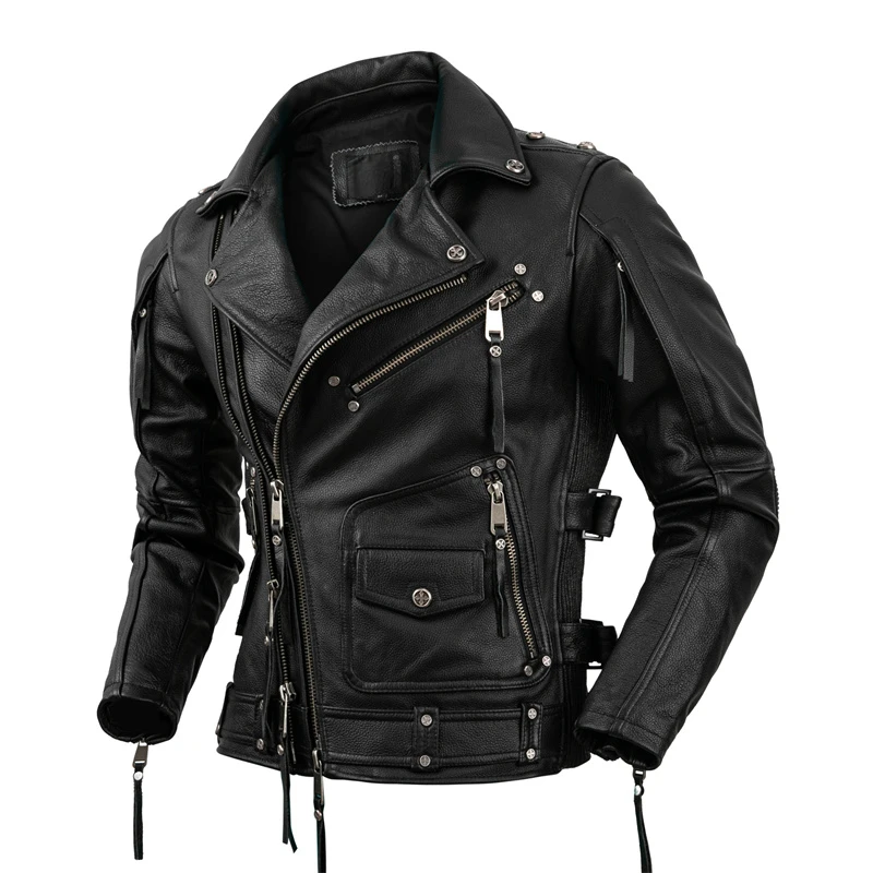 Motorcycle Leather Jacket Men Moto Riding Leather Jacket Mens Clothing Biker Coat Genuine Natural Calfskin Clothes Mens Jackets 2 Motorcycle Leather Jacket Men Moto Riding Leather Jacket Mens Clothing Biker Coat Genuine Natural Calfskin Clothes Mens Jackets 2