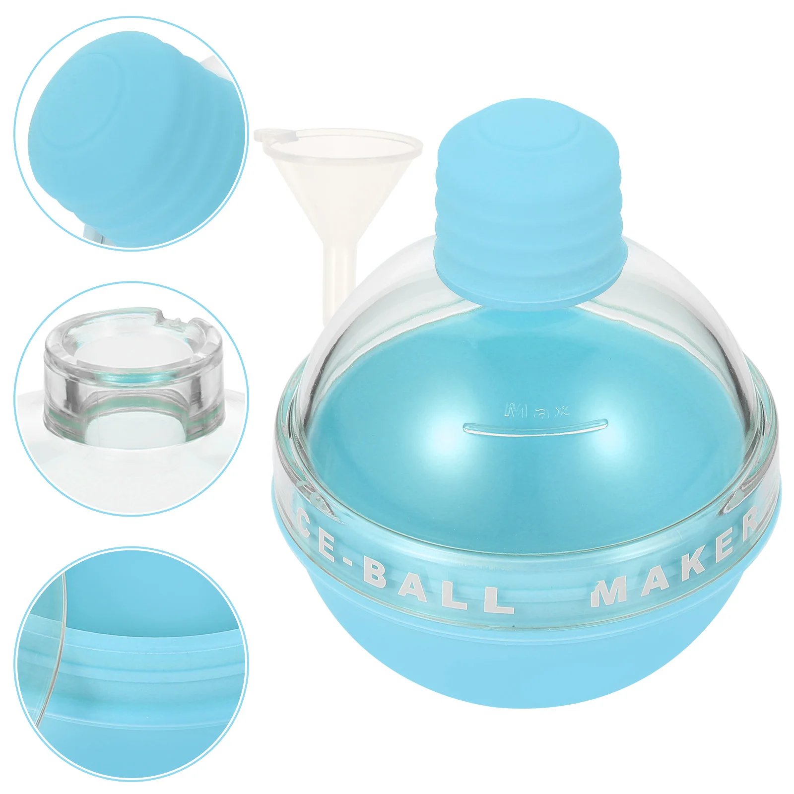 

Ice Cube Molds Tray Makersilicone Sphere Bin Round Making Form Trays Box Spheres Gadget Kitchen Soap Honeycomb Cookie Block