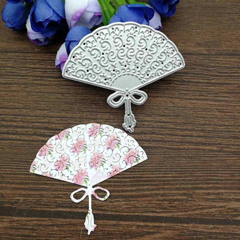 

Сектор складной веер металлические Вырубные штампы для DIY скрапбукинга альбома тиснение бумаги открытки, декоративные поделки