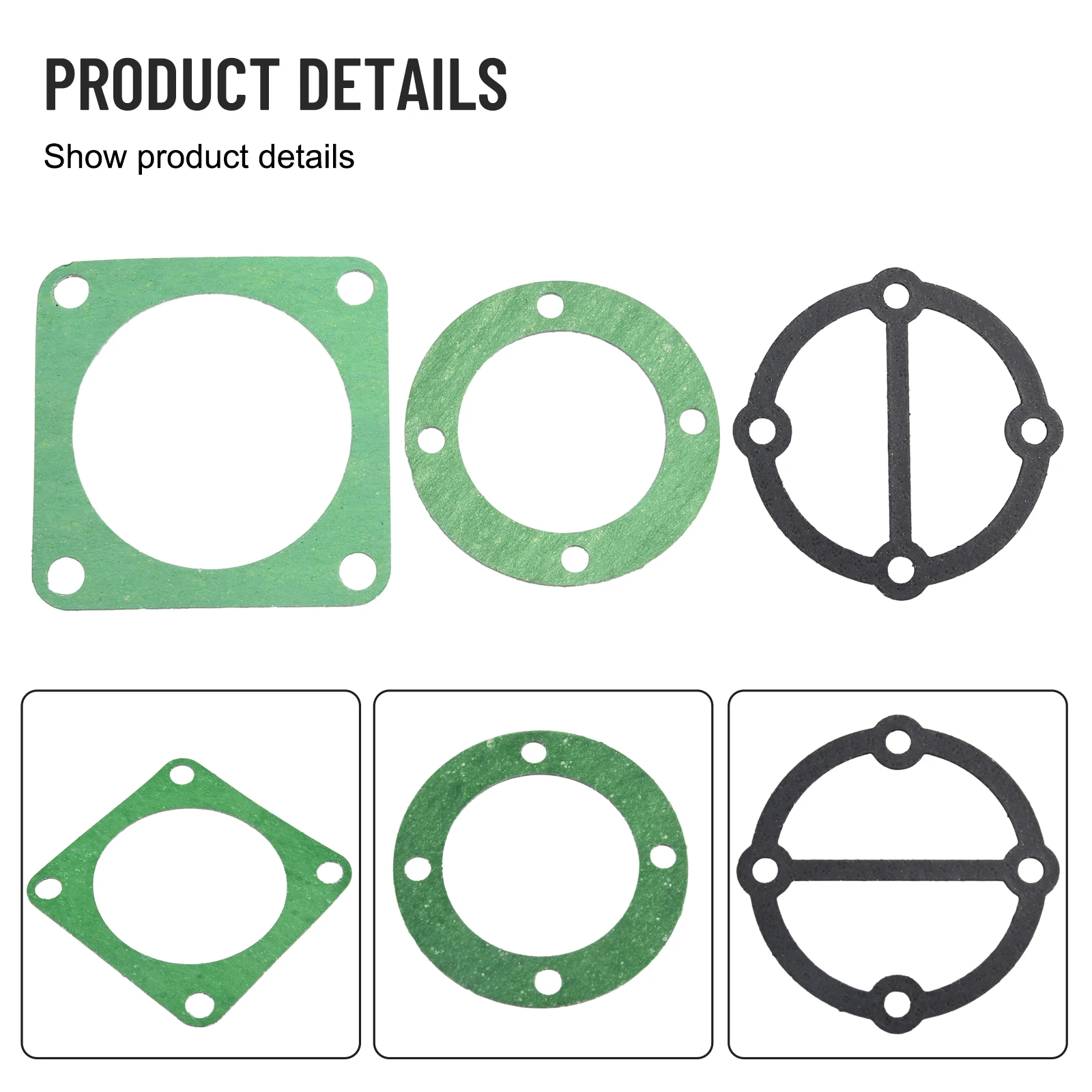

Maintain Your Air Compressor's Functionality with 3 Piece Valve Plate Gaskets Washers Set Choose from Various Types