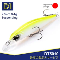 d1 realis minnow fishing lures 77mm8 4g suspending 65mm5g sinking artificial hard wobblers for bass pike 2020 fishing tackle