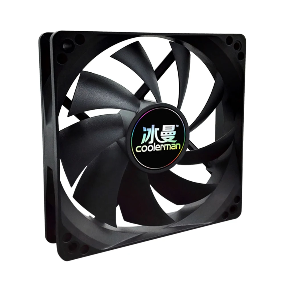 

12cm PC Computer Case Fan Cooling 12V 3Pin/4Pin CPU Cooler Radiator 120MM Hydraulic Bearing Silent Desktop Chassis Cooling Fan