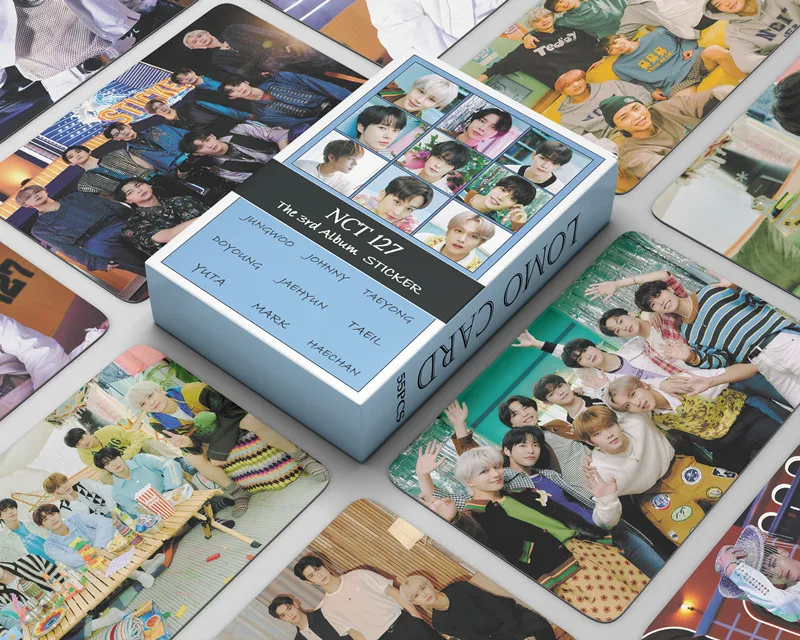 

55 шт./компл. оптовая продажа Kpop стикер открытка новый альбом ломо-карта фотопечать открыток постер картина Поклонники подарки коллекция