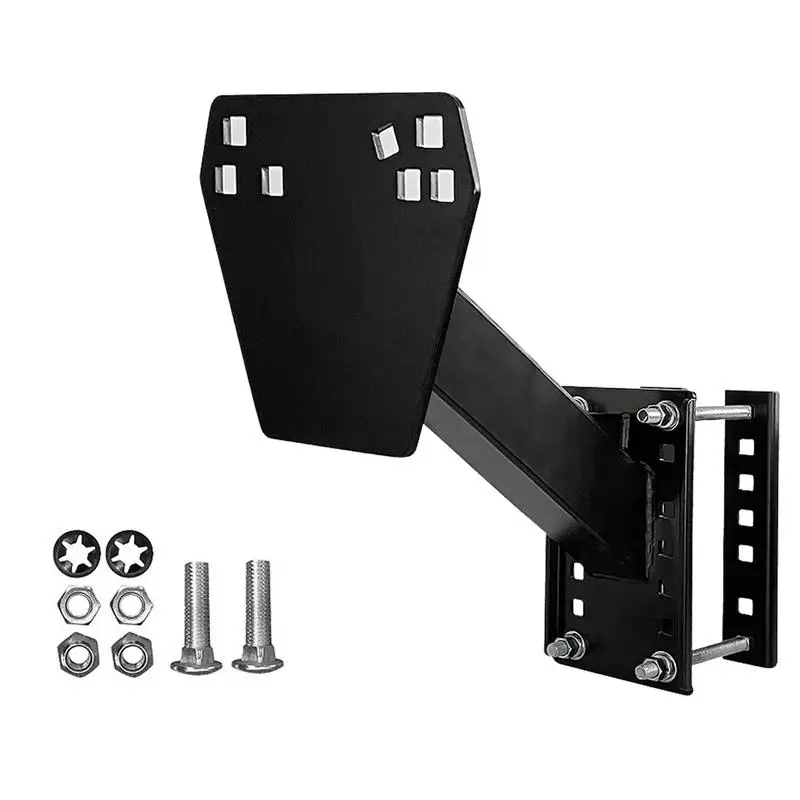 

Trailer Spare Tire Mount Boat Spare Tire Carrier Mount Utility Easy Installation 120 LBS Loading Powder Coated Boat Trailer Lugs