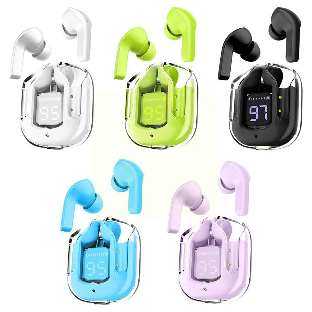 BT30 Transparent Digital TWS Wireless Bluetooth Headphones Horn Stereo Bass Copper Bilateral Heavy R3Z4 images - 6