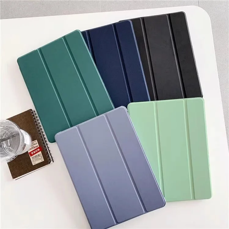 

Three Fold Silicone Tablet Case For Xiaomi Pad 6 6 Pro 11 2023 Pad 5 5 Pro 11 for Redmi Pad 10.61 Stand Bracket PU Leather Cover
