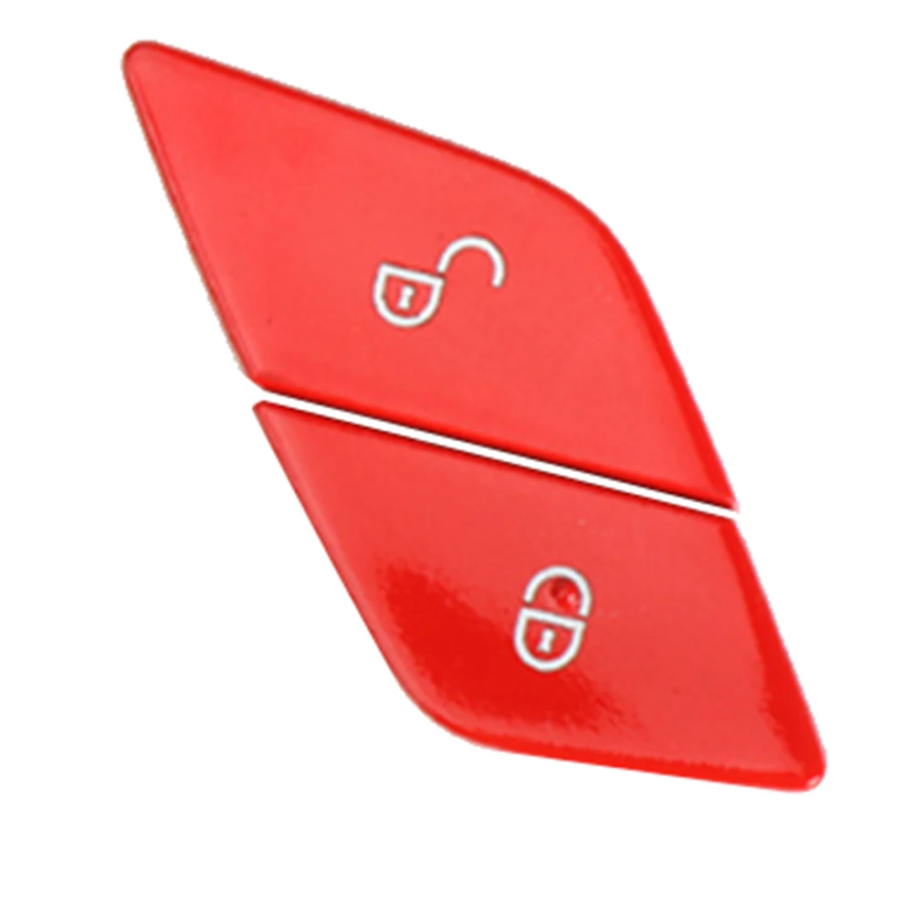 

Кнопка переключения автомобильного замка передней двери, крышка переключателя автомобильного замка для Mercedes-Benz C E GLC Class W205 W253 W213 Red RHD