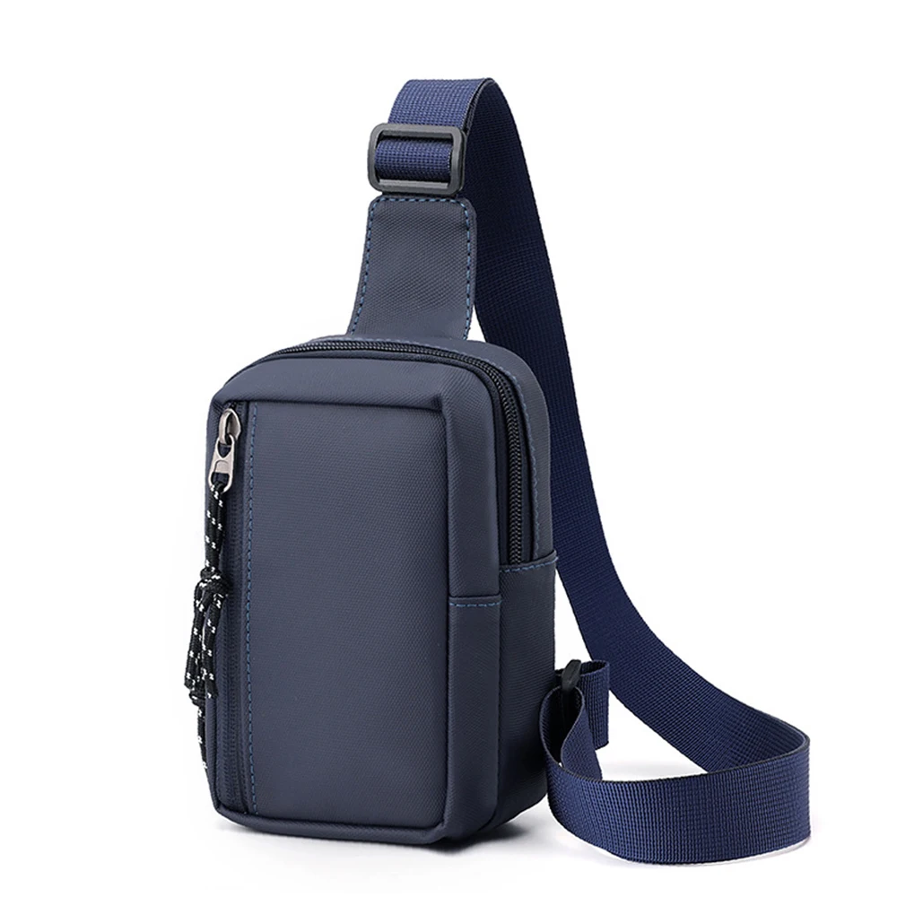 New Multifunction Crossbody Chest Men Bag Male Pack Zipper Fashion Anti-theft Shoulder Messenger Waterproof