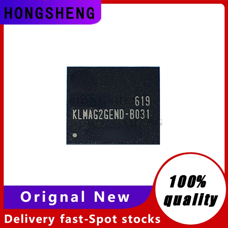 Новинка 100%, оригинальная флейта 16G EMMC BGA KLMAG2GEND B031 (1-10 шт.)