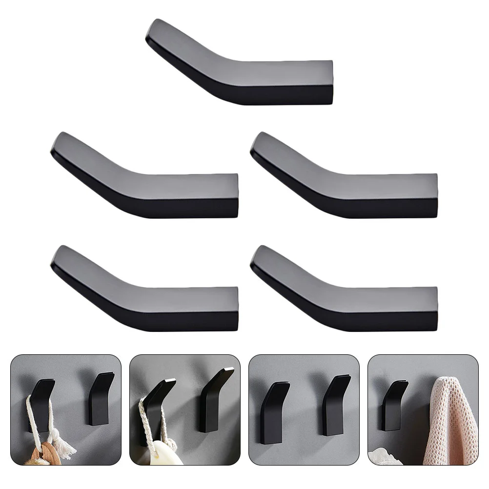 

Hooks Blackadhesive Towel Bathrooms Self Hook Sticky Single Strong Extra Hanging Hangerstick Wall Duty Heavy Viscose