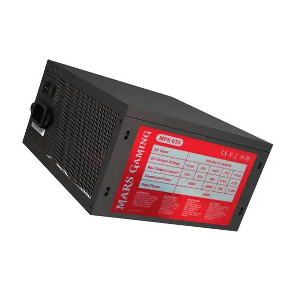 Блок питания Tacens MPII650 ATX 650 Вт Active PCF черный/красный | Компьютеры и офис