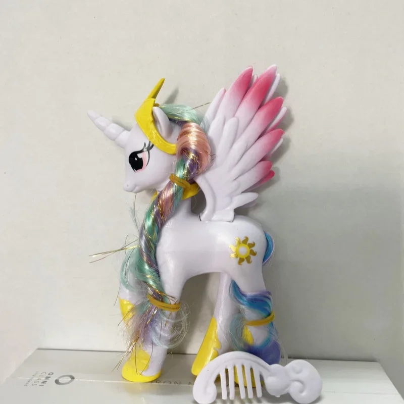 Коллекционные фигурки My Little Pony: Дружба — это чудо, Пинки Пай, Рэйнбоу Дэш, Единорог, 14 см, ПВХ, подарок (art.: 3920dc85ccec8) - 3920dc85ccec8