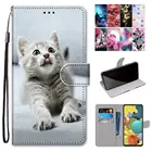 Чехол-книжка для ZTE Blade 20 Smart A3 A5 2020 A7 2019 L8 V9 V10 Vita Lion Tiger, D08F, с магнитной подставкой