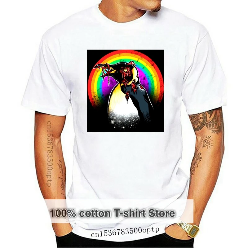 

Personalized T-Shirt Designer Zombie Penguin Comic Tshirt Teenage Shirt 100% Cotton Fabric Men T Shirt Custom Group Tee-Shirt