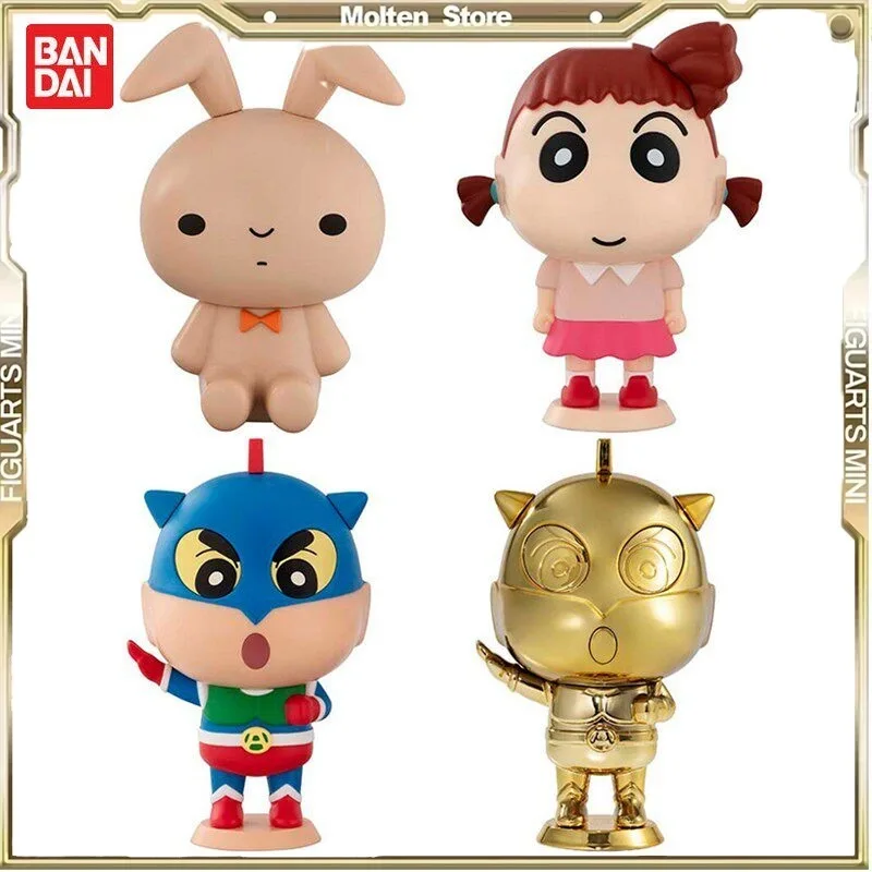 Фото Коллекционная фигурка Bandai Gashapon: Аниме-персонаж Крейон Шин-чан, Сакурада Ненэ в образе Камена, модель-игрушка, подарок для коллекционеров №1