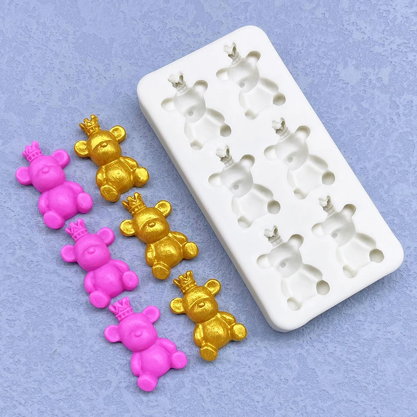 

Bear Silicone Mold Sugarcraft Cupcake Baking Mold Fondant Cake Decorating Tools