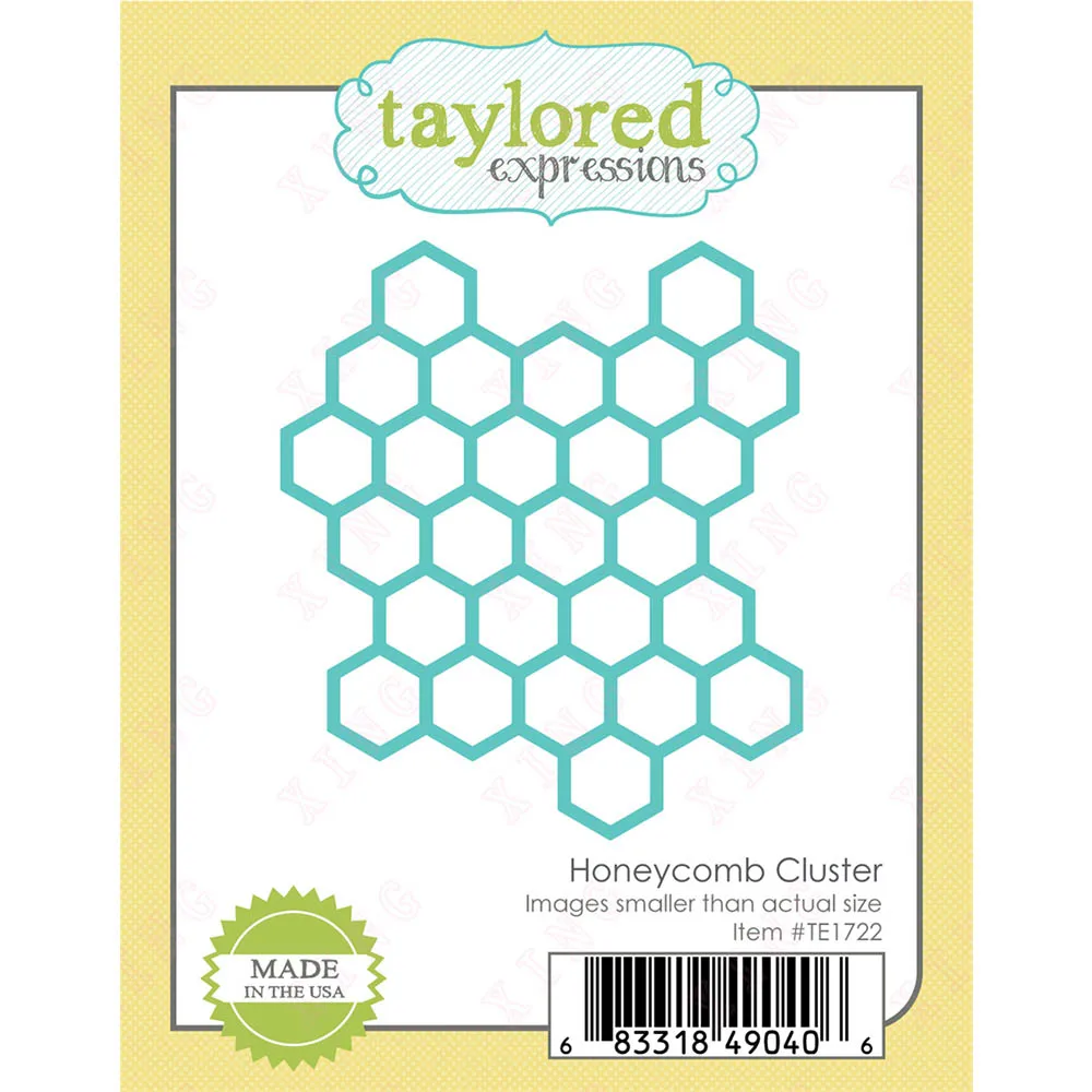 

Honeycomb Cluster New Arrival Metal Cutting Dies 2023 Diy Scrapbook Craft Handmade Album Card Template Decoration Embossing Mold