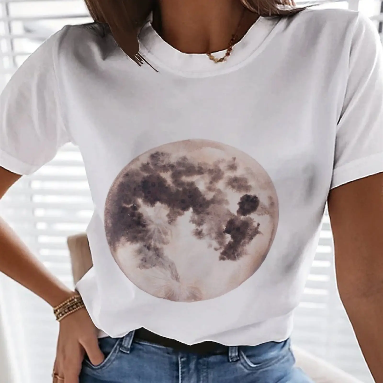 

Fashion short sleeve love sweet casual T-shirt clothing women summer T-shirt clothing women print T-shirt trend fashion
