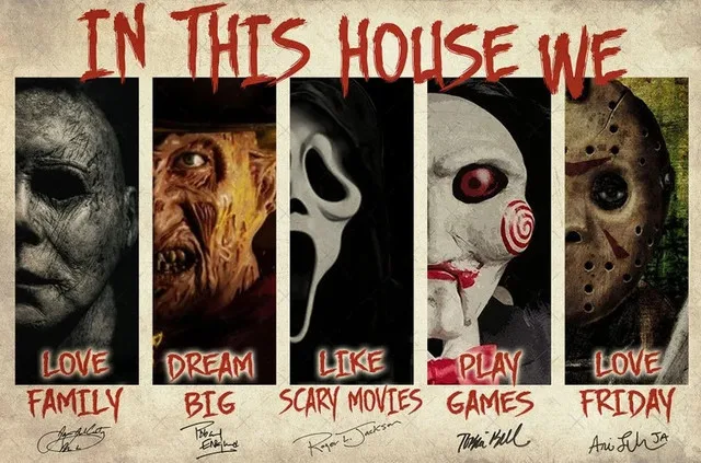 

Настенная картина Friends Horror Movie Print на холсте