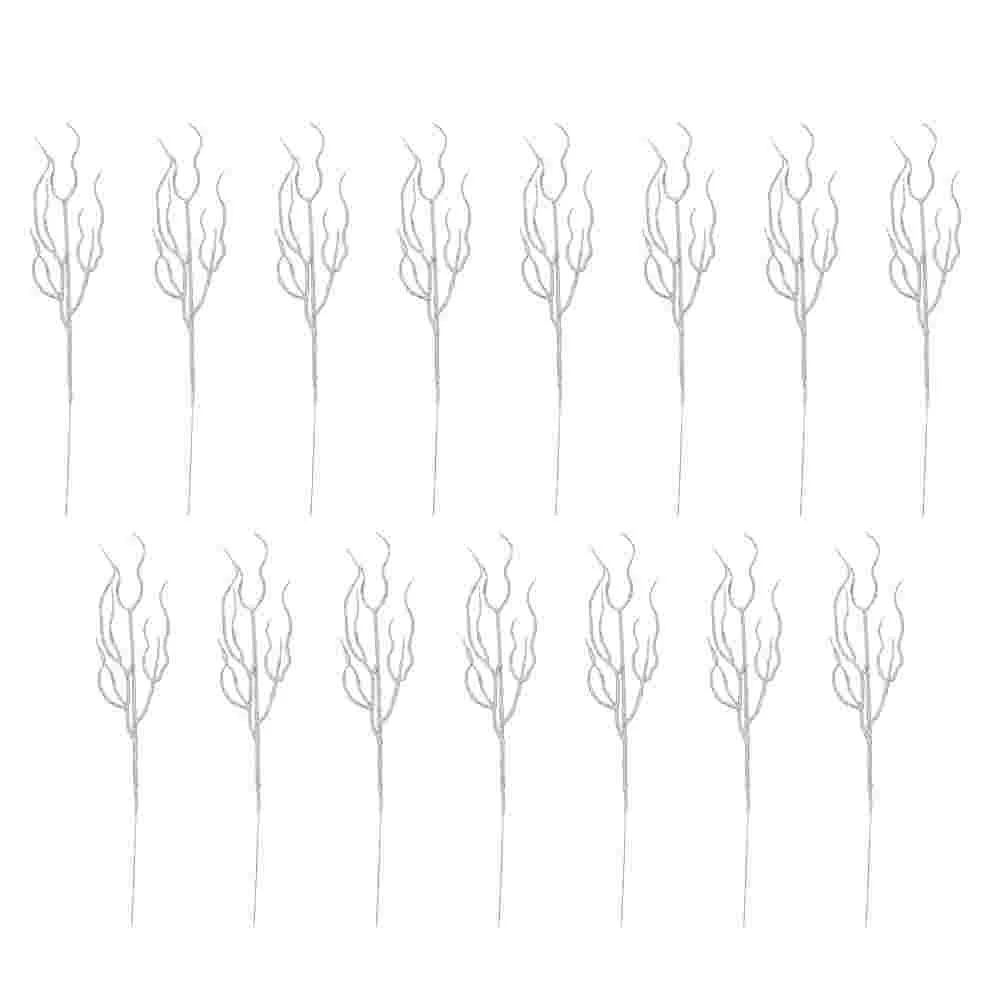 

15 Pcs Christmas Leaf Household Greenery Decorations Home Leaves Xmas Party Decors Indoor Supplies DIY Faux Garland