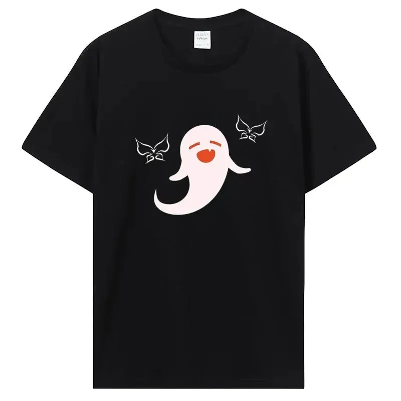 Genshin Impact Printed T Shirt Women Xiao Kazuha Hu Tao Graphics T-shirt Funny Game Clothes Anime Cartoon Streetwear Top