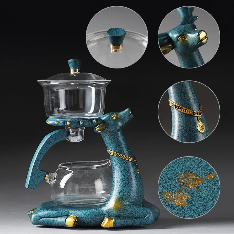 

Glass Tea Pot Magnetic Water Diversion For Kitchen Loose Infusers Kettles Cooking Tea Maker Infuser Tetera Magnetic Teapot Set