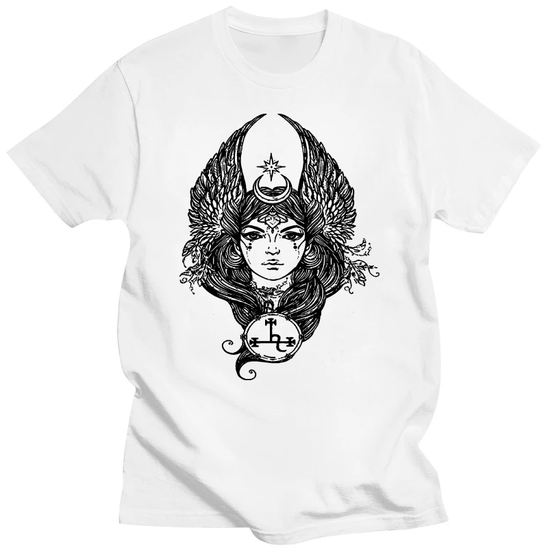 Fellen ангел силит череп с принтом хипстерская футболка женская для девочек топы