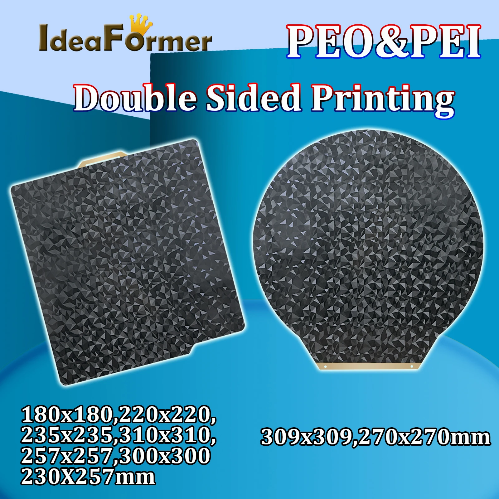 

PEO PEI Sheet 310 235 180 257 220 309 270 230 Magnetic Build Plate Double Side For Bambu Lab Ender 5 Upgrade Bed Pei Ender 3 Pro