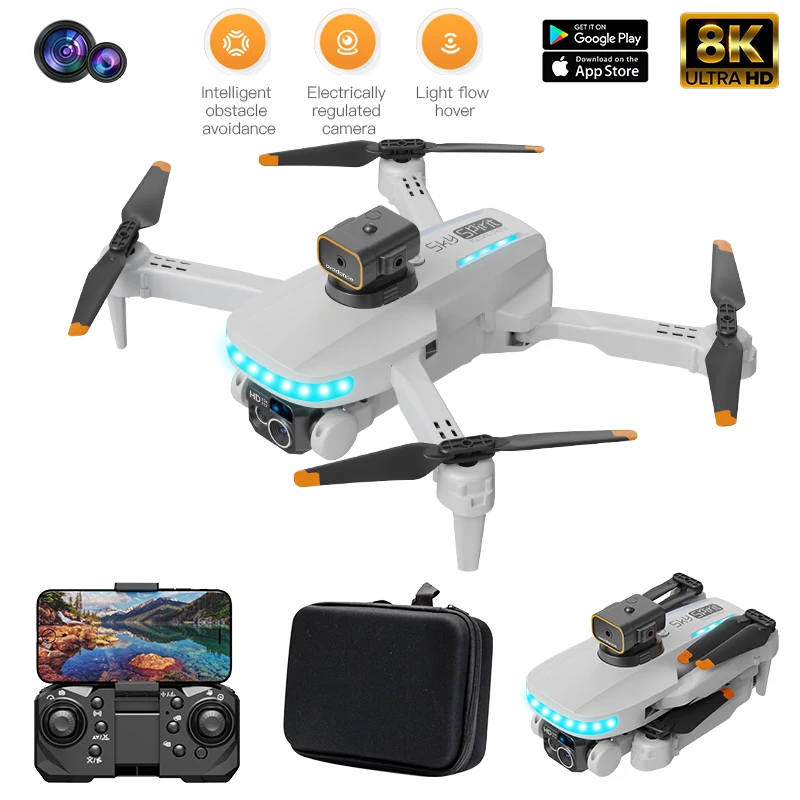 

Новый профессиональный мини-Дрон P14 8k 4K HD камера обхода препятствий аэрофотосъемка бесщеточный складной Квадрокоптер 1 км игрушки