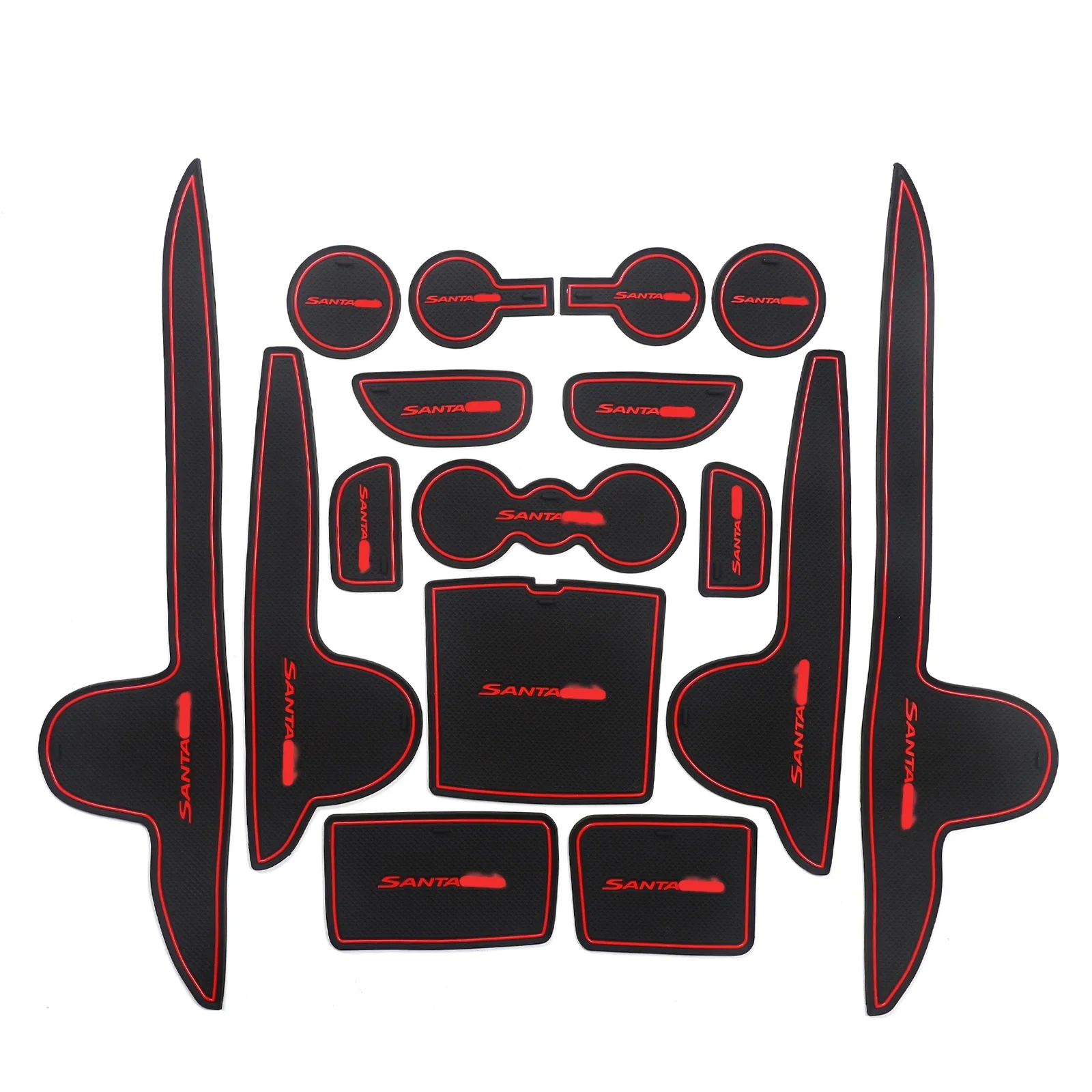 16 шт./комплект Нескользящие подставки для Hyundai Santa Fe 2021 2022 TM