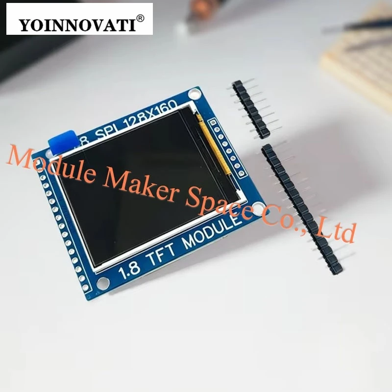 1,8-дюймовый последовательный SPI TFT LCD-модуль дисплея с адаптером PCB IC, матрица 128x160 точек, 3,3В5В, совместимый с интерфейсом IO, LCD1602 для Arduino (art.: 3920dbd2fa0f4) - 3920dbd2fa0f4
