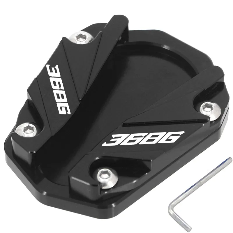 Аксессуары для мотоциклов, алюминий с ЧПУ для ZONTES 368G 368K 368E 368 K E G, боковая подставка, увеличенная пластина, удлинитель подставки 368G 2026