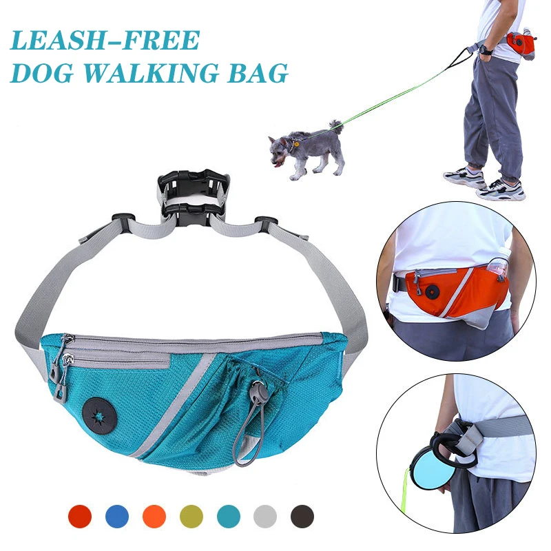 

Portable Dog Training Waist Rope Pet Supplies Bag Obedience Agility Outdoor Feed Storage Waist Bag Luxury Dog Training Supplies