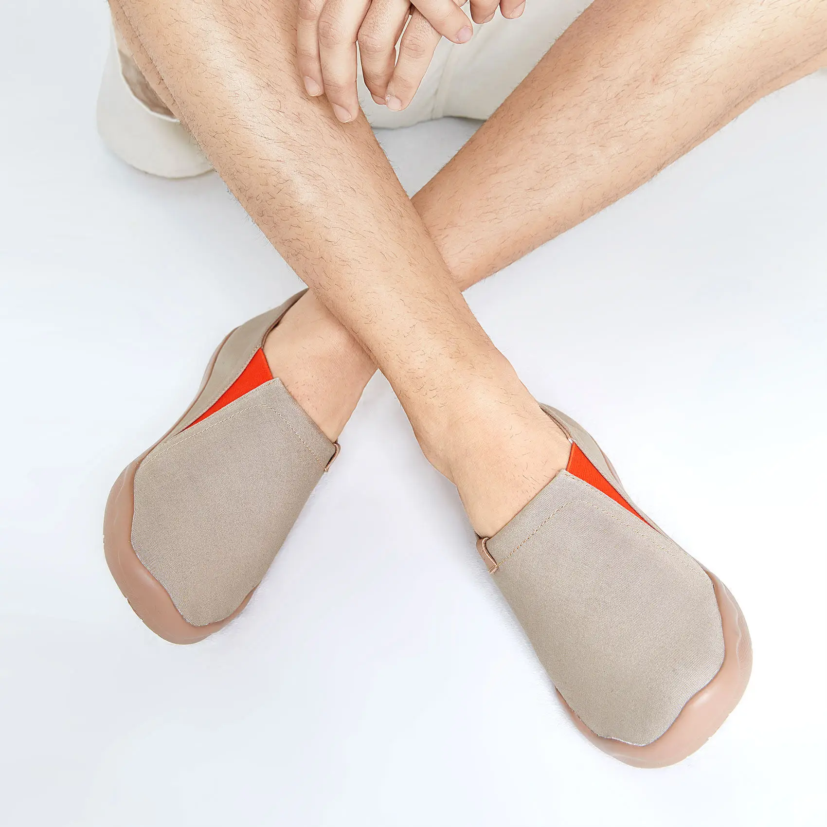 UIN Women's Walking Travel Shoes Slip On Microfiber Leather Casual Loafers Lightweight Comfort Fashion Sneaker Crane in Dark (