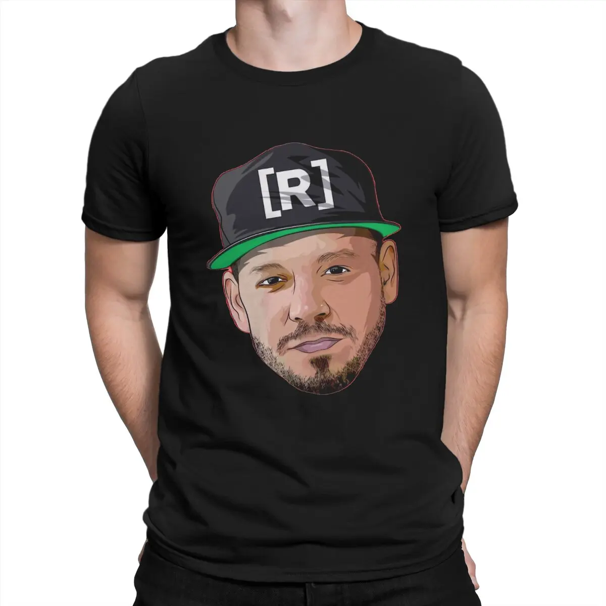 

Rap Music T Shirt for Men Cotton Funny T-Shirts Crew Neck Residente Tee Shirt Short Sleeve Clothes Gift Idea