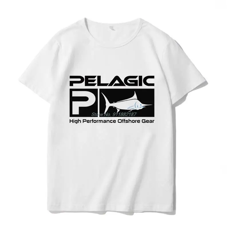

Pelagic Fishing Aquatic Short Sleeve Casual T-shirt Men Fashion O-neck T Shirts Tee Top Summer Men's clothing