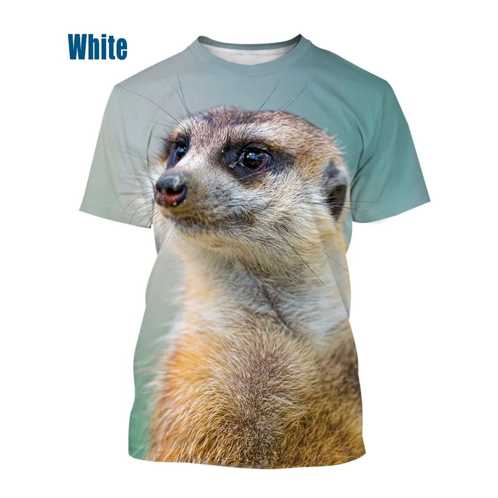 

Summer Fashion Creative Funny 3D Printing T-shirt Cute Animal T-shirt for Men and Women Casual T-shirt O-neck Oversize XS~5XL
