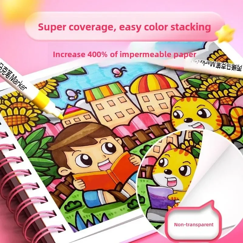 Sanrio акриловый маркер для детей студентов специальная акварельная ручка