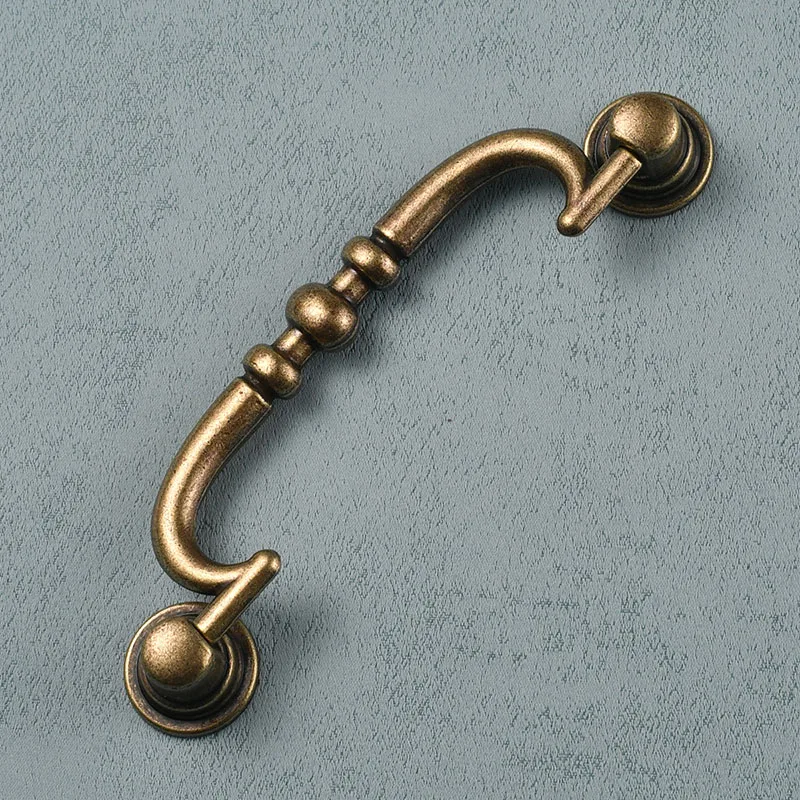 Ручка ручки для кухонного шкафа ящиков из цинкового сплава дверная ручка