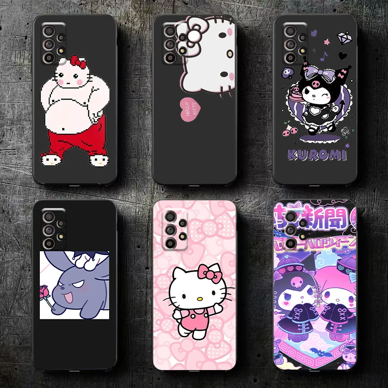 

Cartoon Hello Kitty Kuromi TAKARA TOMY Phone Case For Samsung Galaxy S8 S8 PLus S9 S9 Plus S10 S10E S10 Lite 5G Plus Soft Funda