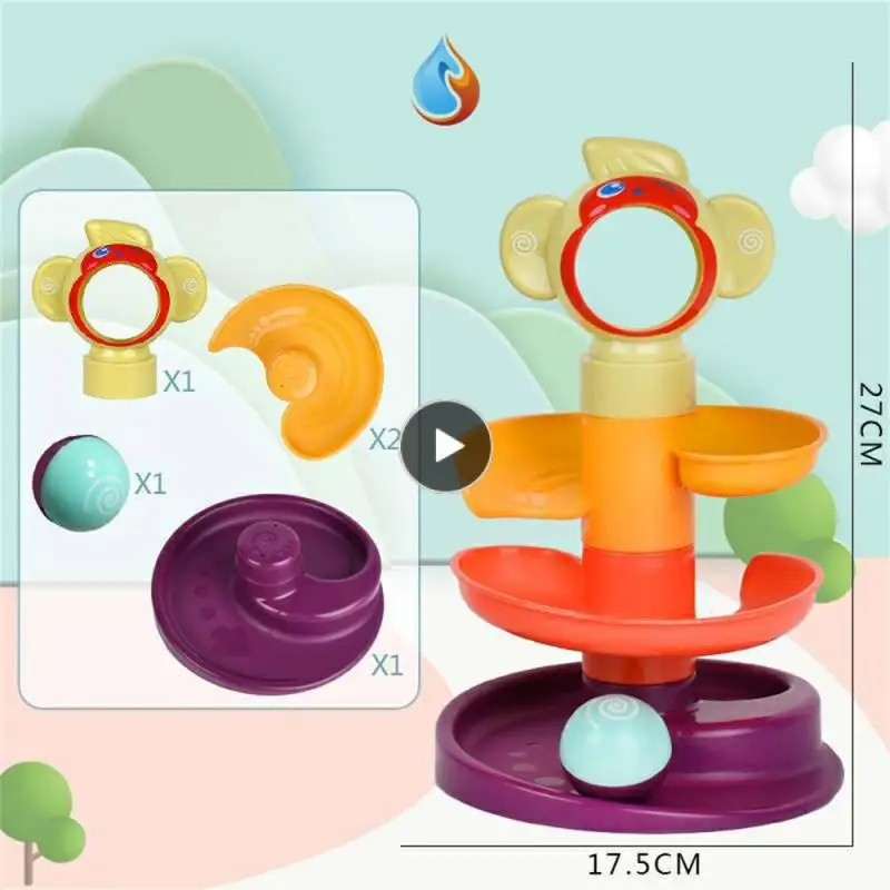 

Development Educational Toys 3/5/8 Layer Toddler Drop And Go Ball Ramp Toy Stack Toy Ball Drop And Roll Swirling Tower For Baby